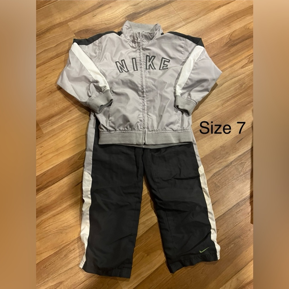 Boys size 7 track suit